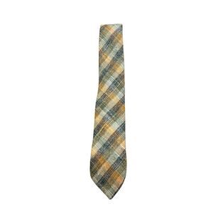 Mens Rooster Ruffler Collection Woven Plaid Neck‎ Tie